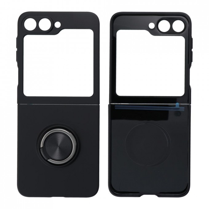 Futerał SILICONE RING do SAMSUNG Z Flip 6 czarny
