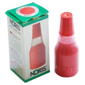 Tusz do pieczątek kauczukowych Noris 110s 25ml czerwony