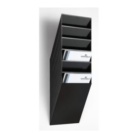 Pojemniki na dokumenty pionowe A4 Durable FlexiBoxx 6 sztuk czarne
