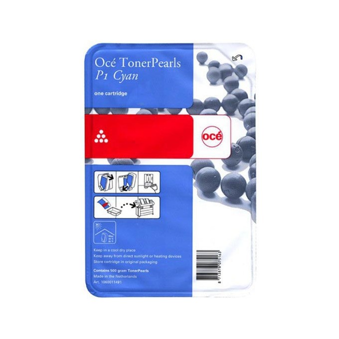 Oce Color Wave 600 TonerPearls- Cartridge, Cyan 500gr P1, 1070129830 1060011491