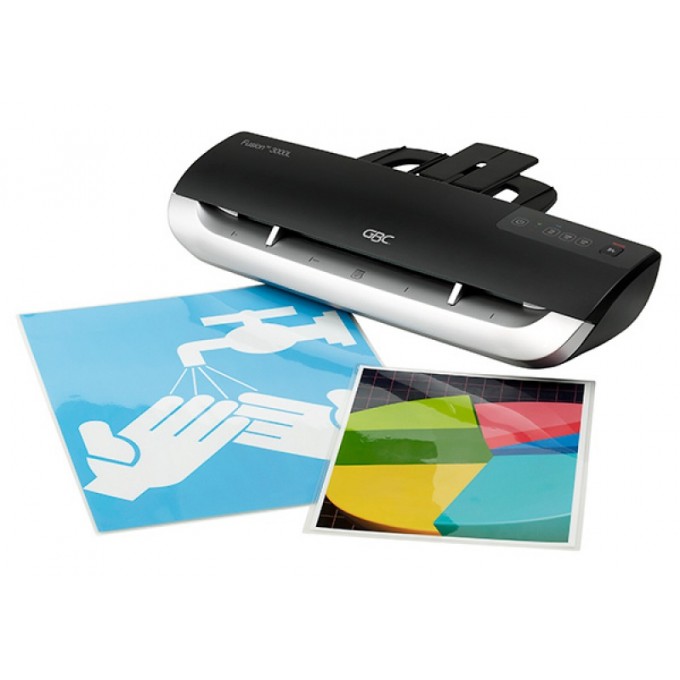 Laminator GBC Fusion 3000, A3, nagrzew.: 1,5min, prędk. laminacji: 30s, grafitowy