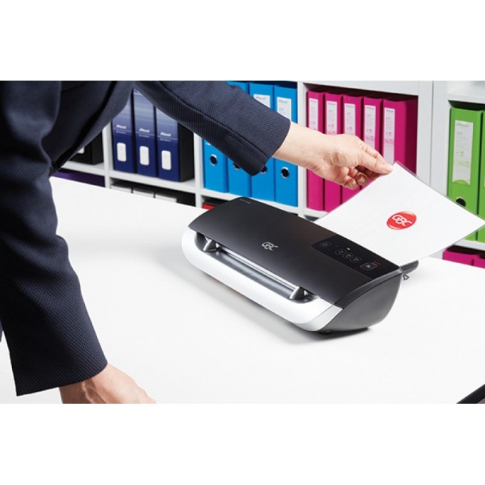 Laminator GBC Fusion 3000, A4, nagrzew.: 1,5min, prędk. laminacji: 30s, grafitowy