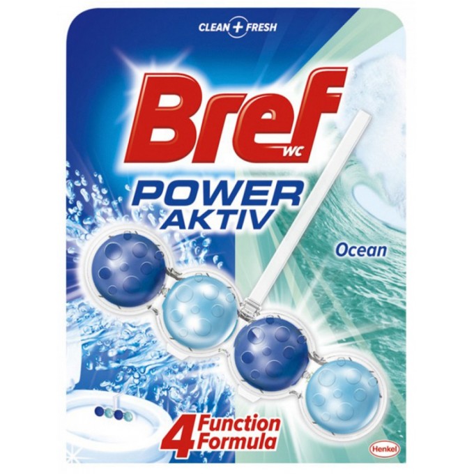 Kulki toaletowe BREF Power Aktiv Ocean, 50g
