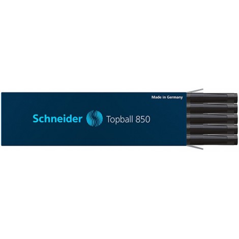 Wkład do pióra kulkowego SCHNEIDER Topball 850, 0,5 mm, czarny