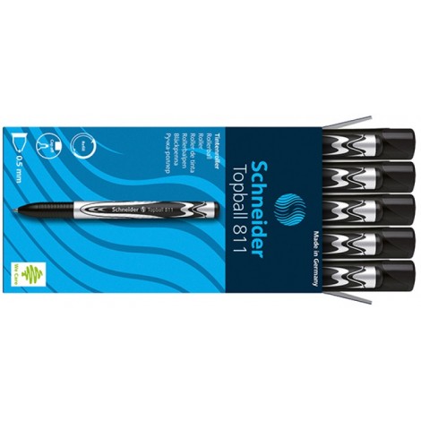 Pióro kulkowe SCHNEIDER Topball 811, 0,5 mm, czarne