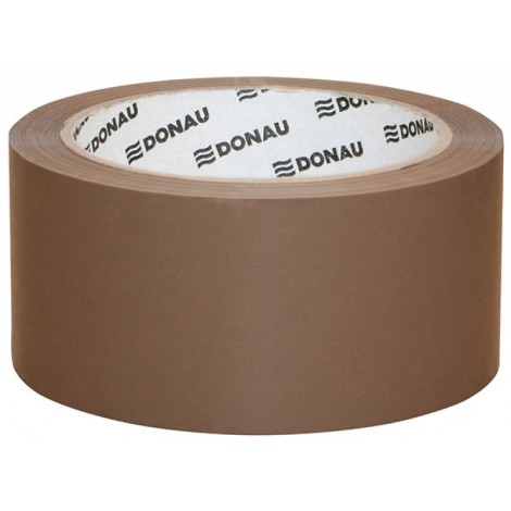 Taśma pakowa DONAU Hot-Melt , 48mm, 66m, 50mikr., brązowa