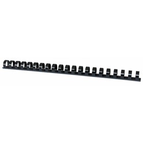 Grzbiety do bindowania OFFICE PRODUCTS, A4, 16mm (145 kartek), 100 szt., czarne