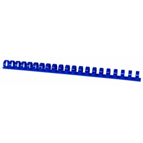 Grzbiety do bindowania OFFICE PRODUCTS, A4, 19mm (165 kartek), 100 szt., niebieskie