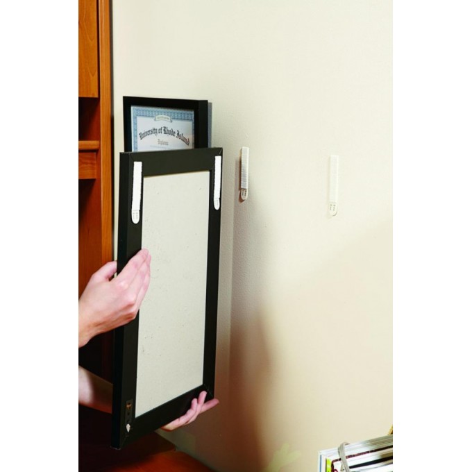 Rzepy COMMAND™ (17201 PL), do wieszania obrazów, średnie, 4 szt., białe