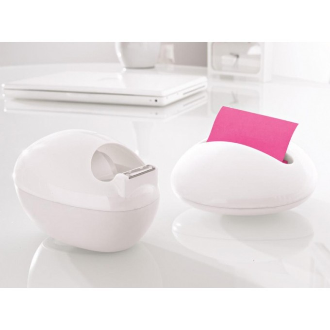 Dyspenser do taśm SCOTCH® Magic™ (C36-W-EU) projektu Karim Rashid, biały, taśma GRATIS