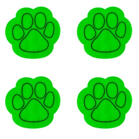 Zestaw odblasków, 5 naklejek + 3 breloki, zawieszka, mix kolorów