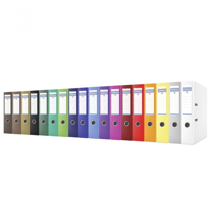 Segregator DONAU Master, PP, A4/75mm, czerwony