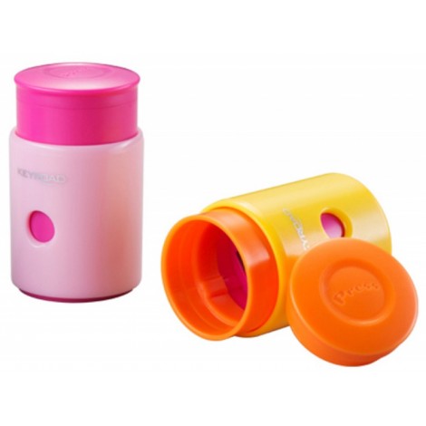 Temperówka KEYROAD Pumpy-Up, plastikowa, pojedyncza, blister, mix kolorów