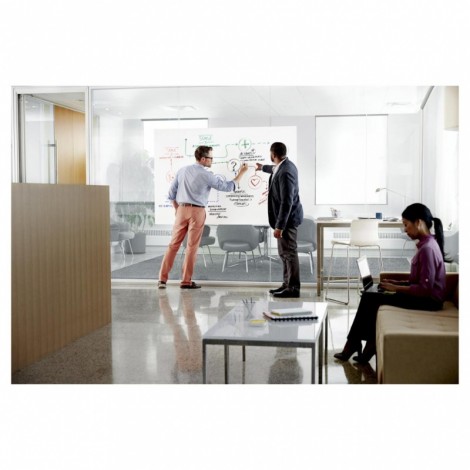 Suchościeralna folia w rolce POST-IT® Dry Erase (DEF4X3-EU), 91x122cm, biała