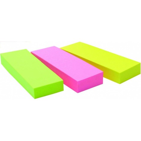 Zakładki indeksujące POST-IT® (671/3), papier, 25x76mm, 3x100 kart., mix kolorów