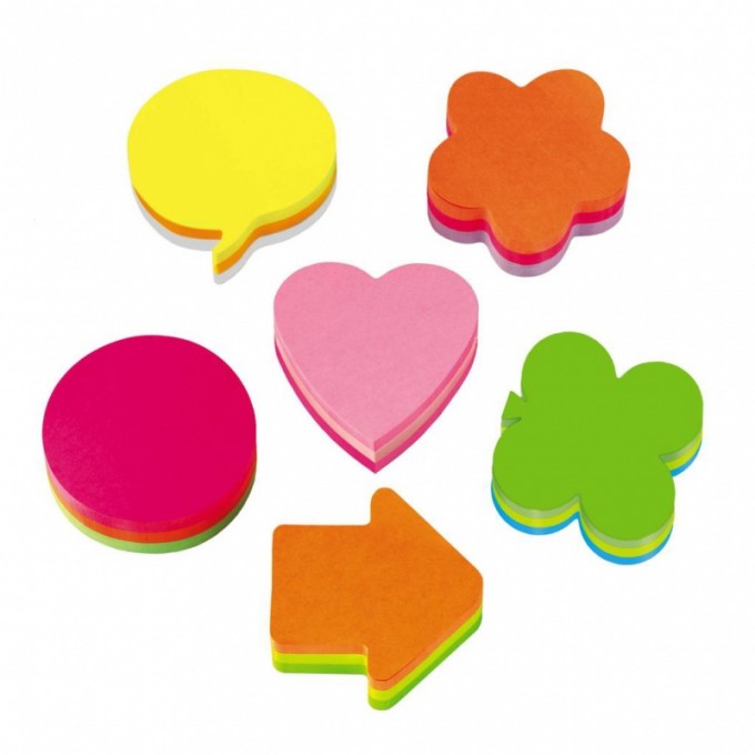 Kostka samoprzylepna POST-IT® (2007H), 1x225 kart., w kształcie serduszka