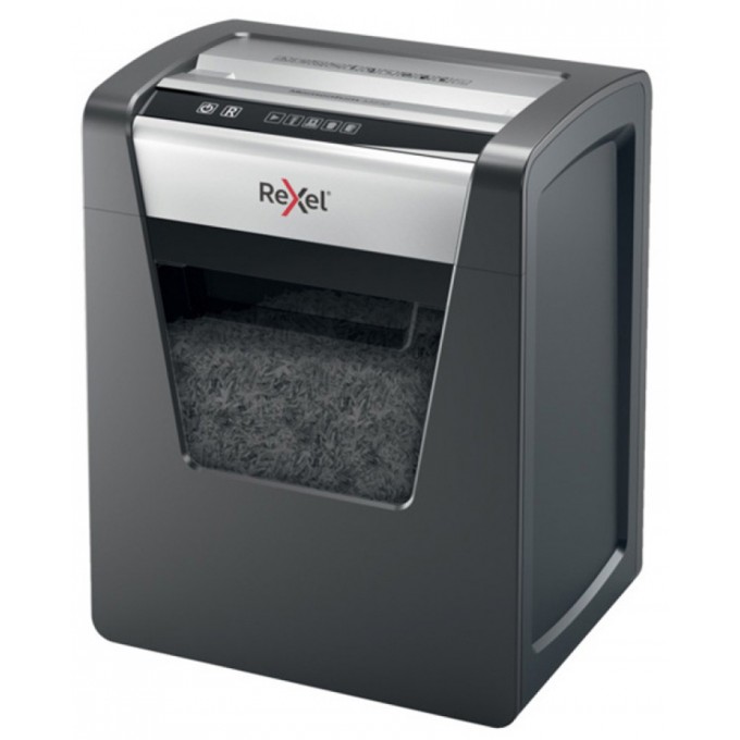 Niszczarka Rexel Momentum M510, mikro ścinki, P-5, 10 kart., 23l, czarna