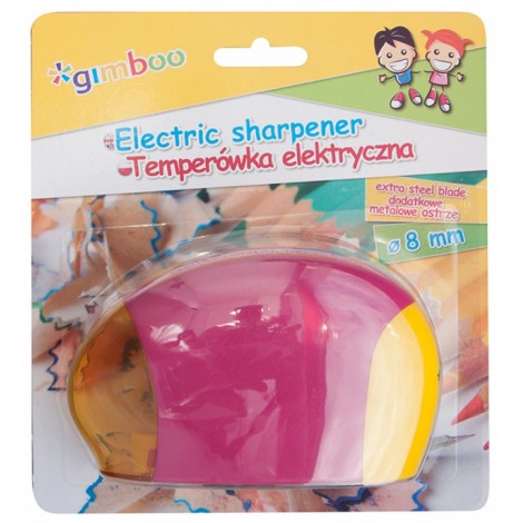 Temperówka elektryczna GIMBOO, pojedyncza, blister, mix kolorów