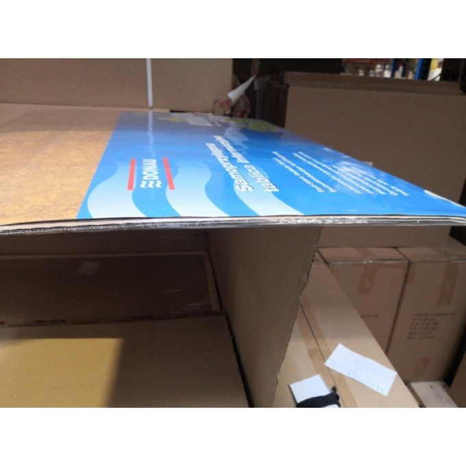 Tablica informacyjna DONAU, 58x46cm, samoprzylepna, brązowa