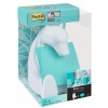 Podajnik do karteczek samoprzylepnych POST-IT® Miś (Bear-330), biały, w zestawie 1 bloczek Super Sticky Z-Notes