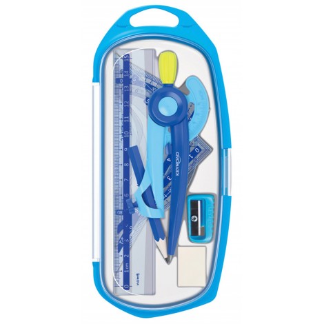 Zestaw geometryczny KEYROAD, duży, zawieszka, mix kolorów