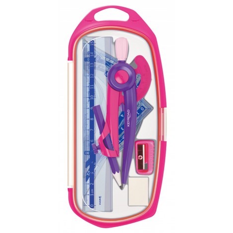 Zestaw geometryczny KEYROAD, duży, zawieszka, mix kolorów