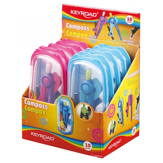 Zestaw geometryczny KEYROAD, duży, zawieszka, mix kolorów