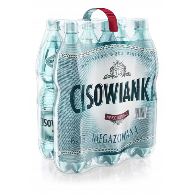 Woda CISOWIANKA, niegazowana, butelka plastikowa, 1,5l