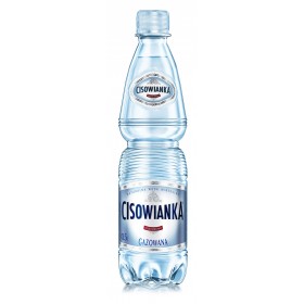 Woda CISOWIANKA, gazowana, butelka plastikowa, 0,5l