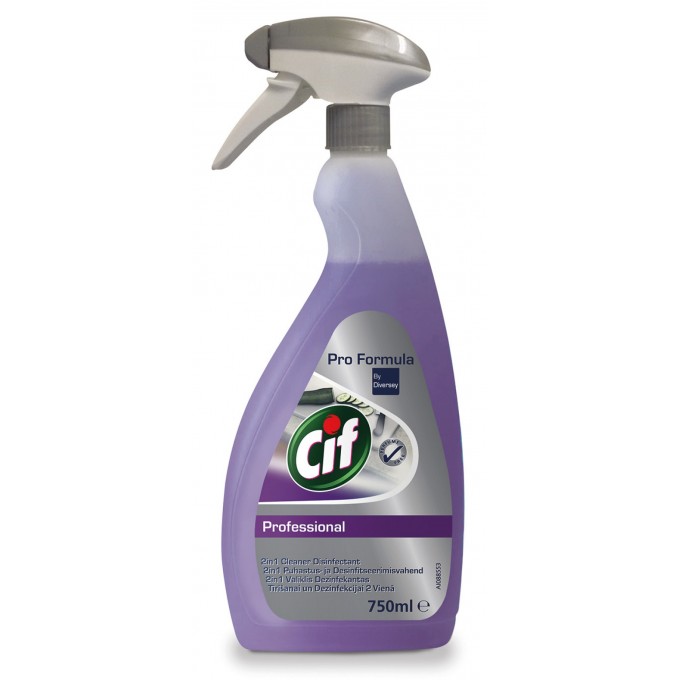 Preparat do mycia i dezynfekcji CIF Diversey 2w1, skoncentrowany, 750ml