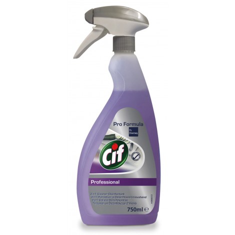 Preparat do mycia i dezynfekcji CIF Diversey 2w1, skoncentrowany, 750ml