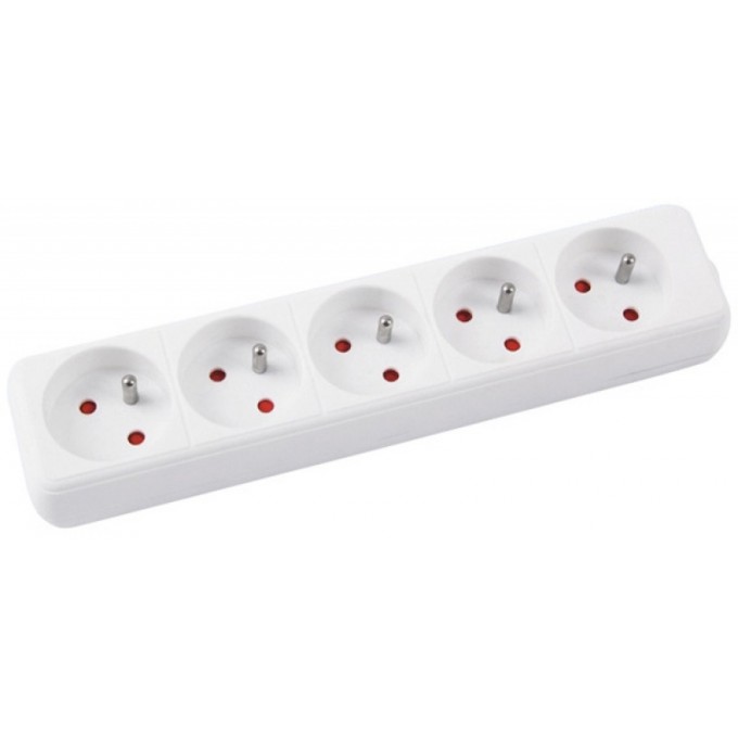 Przedłużacz OFFICE PRODUCTS, 5 gniazd, 1,5m, z uziemieniem, biały