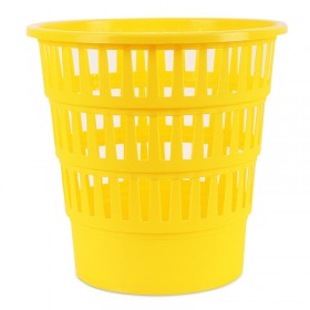 Kosz na śmieci OFFICE PRODUCTS, ażurowy, 16l, żółty