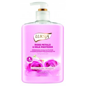 Mydło w płynie LUKSJA Mleko i płatki róż, 500ml
