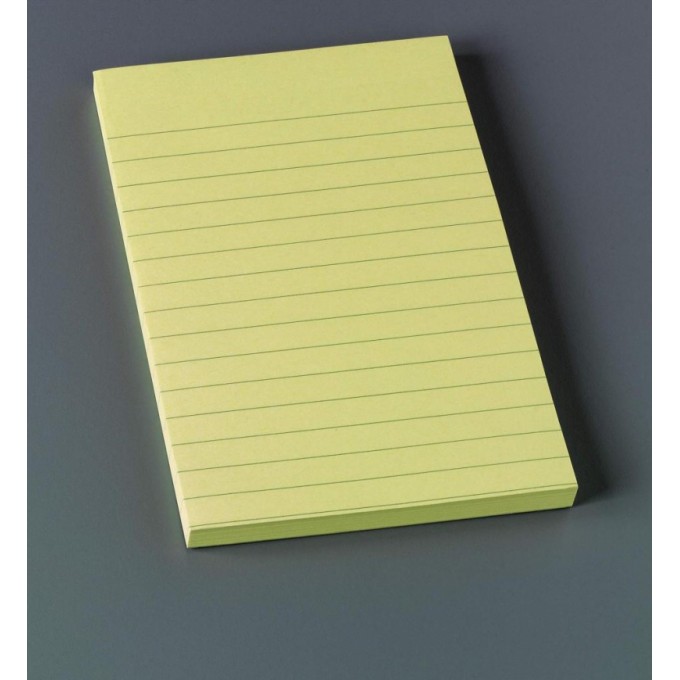 Karteczki samoprzylepne POST-IT® w linię (660), 102x152mm, 1x100 kart., żółte