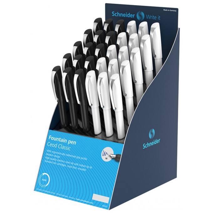 Display piór wiecznych SCHNEIDER Ceod Classic, 30 szt., mix kolorów