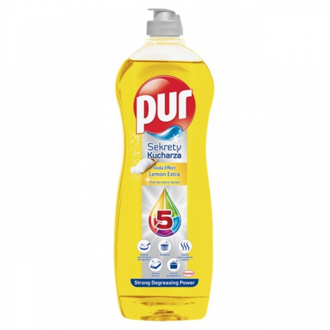 Płyn do mycia naczyń PUR Cytryna, 750ml