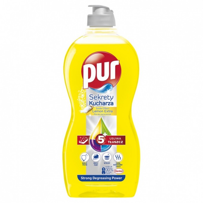 Płyn do mycia naczyń PUR Cytryna, 450ml