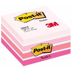 Kostka samoprzylepna POST-IT® (2028-P), 76x76mm, 1x450 kart., różowa