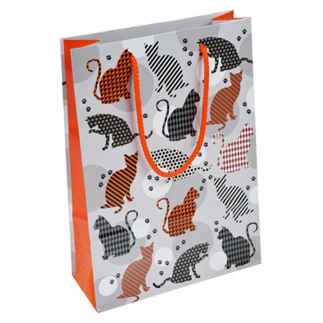 Torebka na prezenty OFFICE PRODUCTS, laminowana, 20x8x28cm, całoroczna, mix wzorów Torebka na prezenty OFFICE PRODUCTS, laminowana, 20x8x28cm, całoroczna, mix wzorów