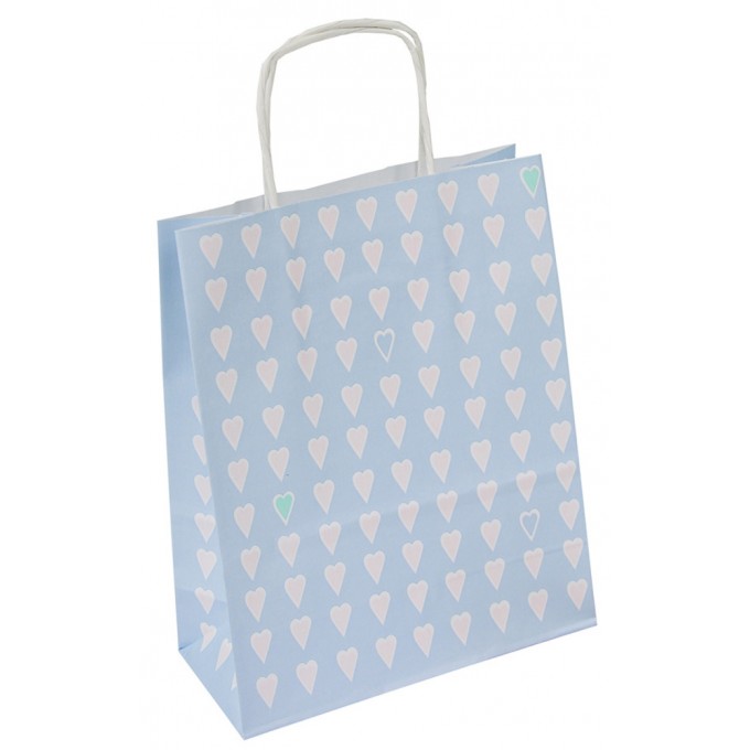 Torebka na prezenty OFFICE PRODUCTS, papierowa, 18x8x22,5cm, jednolita, pastelowa, mix wzorów