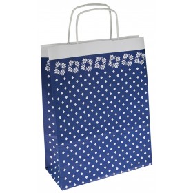 Torebka na prezenty OFFICE PRODUCTS, papierowa, 24x10x32cm, kolorowa, całoroczna, mix wzorów
