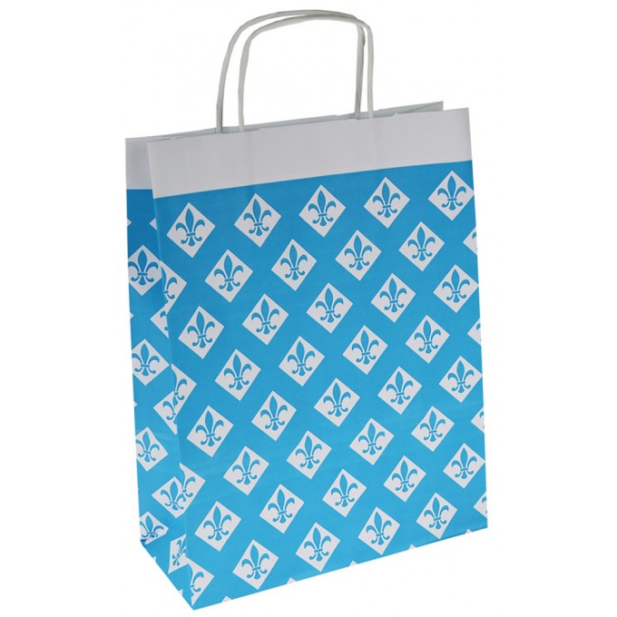 Torebka na prezenty OFFICE PRODUCTS, papierowa, 24x10x32cm, kolorowa, całoroczna, mix wzorów