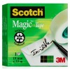 Taśma biurowa SCOTCH® Magic™(C18-4M), matowa, 19mm, 33m, 4szt., podajnik C-18 GRATIS
