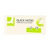 Bloczek samoprzylepny Q-CONNECT 100% Recycled, 38x51mm, 3x100 kart., żółty