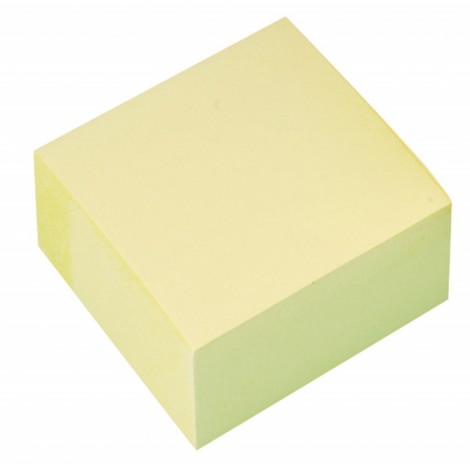 Kostka samoprzylepna Q-CONNECT, 76x76mm, 400 kart., żółty