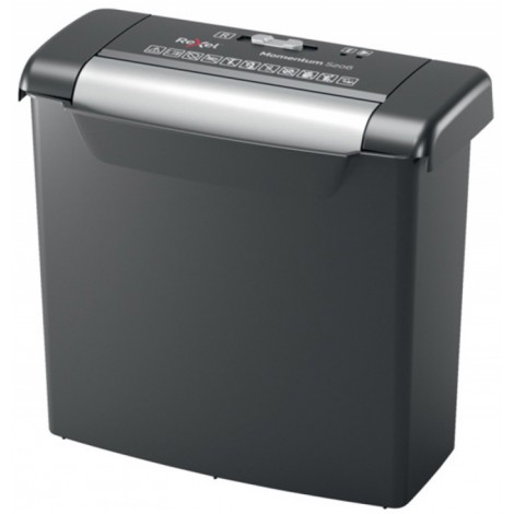Niszczarka Rexel Momentum S206, paski, P-2, 6 kart., 9l, czarna