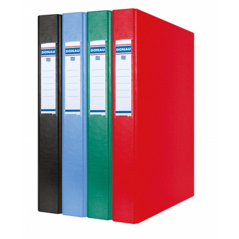 Segregator ringowy DONAU, PP, A4/2R/25mm, czarny