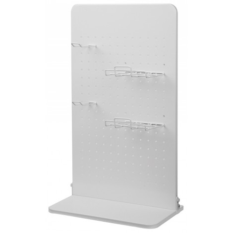 Mały display KEYROAD, metal, składany, bez wyposażenia, biały