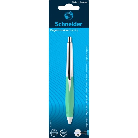 Długopis automatyczny Schneider Haptify, M, blister, mix kolorów